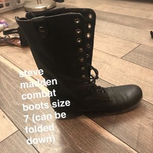 Steve Madden Combat Boots